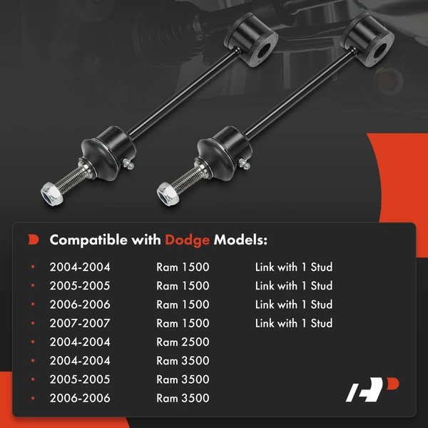 Sway Bar Link Rear Driver & Passenger A-Premium APCA8346