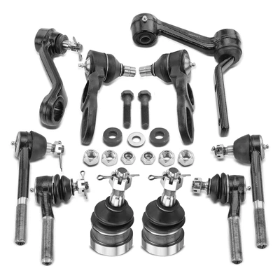 10 Pcs Tie Rod End & Ball Joint & Idler & Pitman Arm