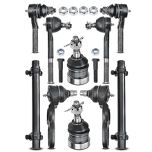 1992-1994 Mercury Grand Marquis A Set of 10 Ball Joint Tie Rod End and Adjusting Sleeve Kit Front Side A-Premium APCA1358