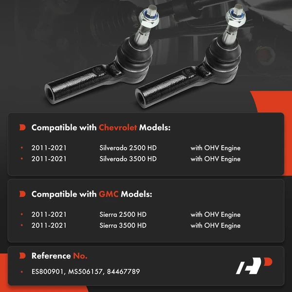 Tie Rod End Front Side A-Premium APCA8004
