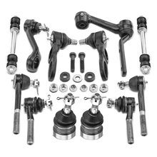 1992-1994 Mercury Grand Marquis A Set of 12 Ball Joint Idler Arm Pitman Arm Tie Rod End Kit Front Side A-Premium APCA1381