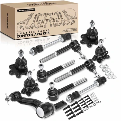 11 Pcs Idler Arm & Tie Rod End & Ball Joint