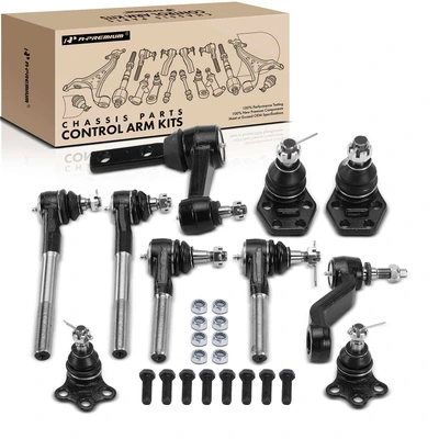 10 Pcs Idler & Pitman Arm Tie Rod End Ball Joint