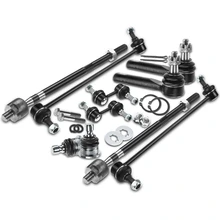 2004-2009 Nissan Quest A Set of 10 Ball Joint Sway Bar Link and Tie Rod End Kit Front & Rear A-Premium APCA1413
