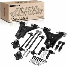 1997-1998 Ford Contour A Set of 12 Control Arm Ball Joint Sway Bar Link Tie Rod End Kit Front & Rear A-Premium APCA1427