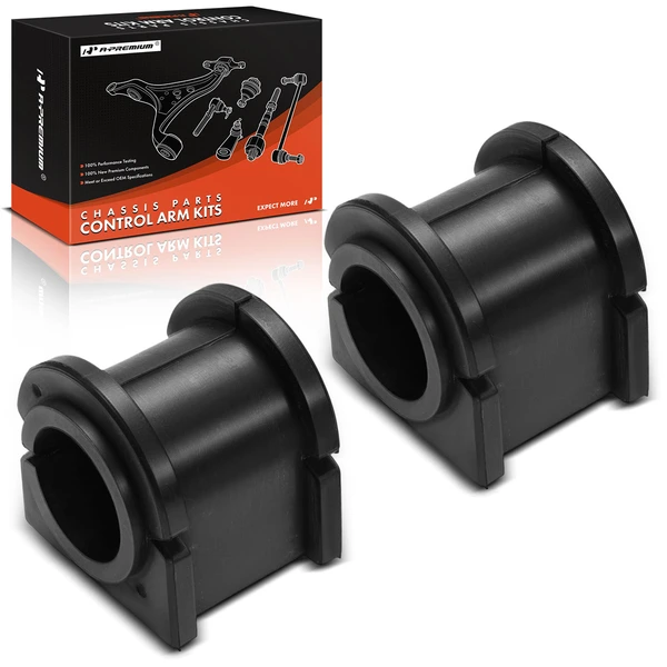 2-Pc Suspension Stabilizer Bar Bushing Kit, Front To Frame A-Premium APCA9551