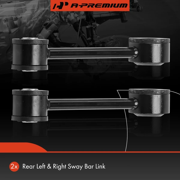 Sway Bar Link, Rear Side, A-Premium APCA7038