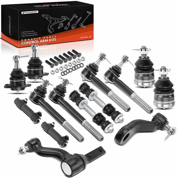 A Set of 14 Ball Joint and Sway Bar Link Full Kit Front Side A-Premium APCA1477