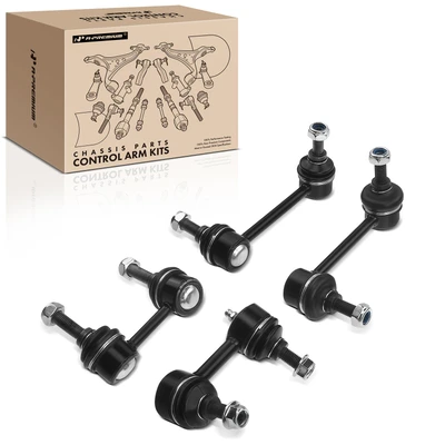 4 Pcs Front & Rear Stabilizer Bar Link
