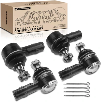 4 Pcs Inner & Outer Tie Rod End