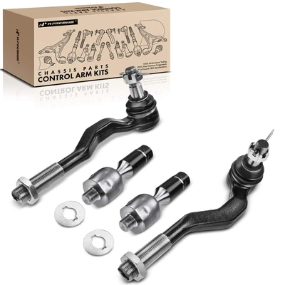 4 Pcs Inner & Outer Tie Rod End Kit