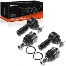 1989-1995 Eagle Summit A Set of 4 Ball Joint and Tie Rod End Kit Front Side A-Premium APCA2178
