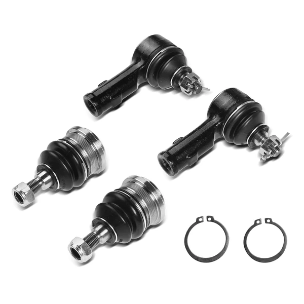 1986-1994 Dodge Colt A Set of 4 Ball Joint and Tie Rod End Kit Front Side A-Premium APCA2178