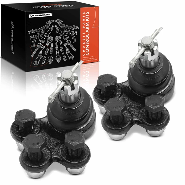 2 Pcs Front Lower Ball Joint for Buick Reatta Riviera Cadillac DeVille Oldsmobile