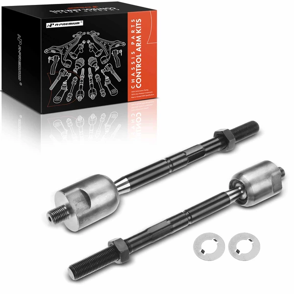 2 Pcs Front Inner Steering Tie Rod End for Toyota Camry 02-06 Solara Lexus ES300