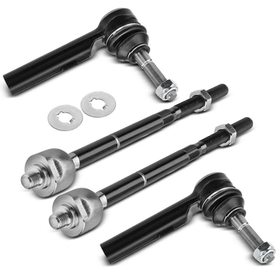 4 Pcs Inner & Outer Tie Rod End