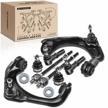 2006-2010 Mercury Mountaineer A Set of 8 Control Arm Ball Joint and Tie Rod End Kit Front Side A-Premium APCA2247