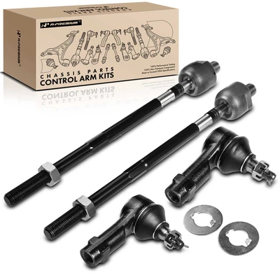 4 Pcs Inner & Outer Tie Rod Ends