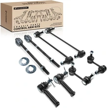 2007-2011 Honda CR-V A Set of 8 Sway Bar Link and Tie Rod End Kit Front & Rear A-Premium APCA2285