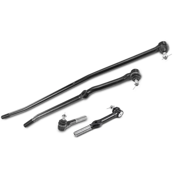 4 Pcs Inner & Outer Tie Rod End for Dodge Ram 1500 Ram 2500 1994-1997 4WD