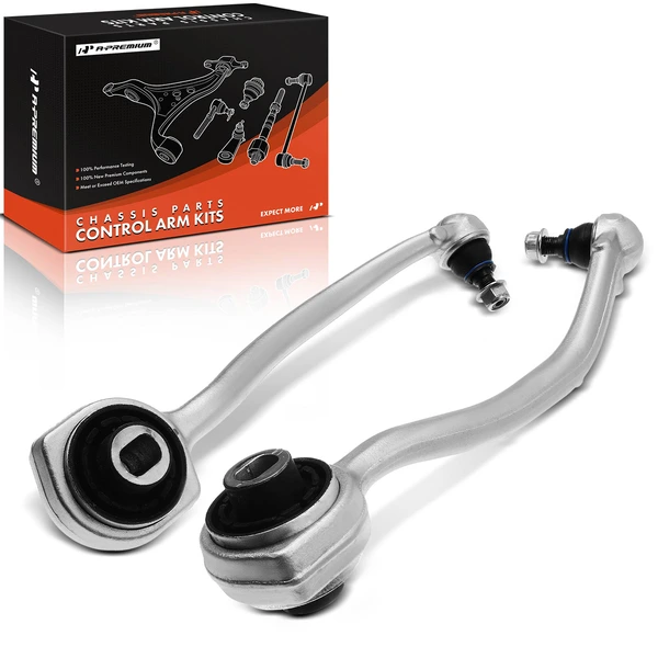 2001-2005 Mercedes-Benz C320 2-Pc Control Arm and Ball Joint Kit, Front Lower Rearward with Ball Joint A-Premium APCA2298