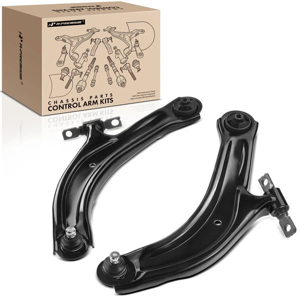 2007-2012 Nissan Sentra 2-Pc Control Arm and Ball Joint Kit, Front Lower with Ball Joint A-Premium APCA2299