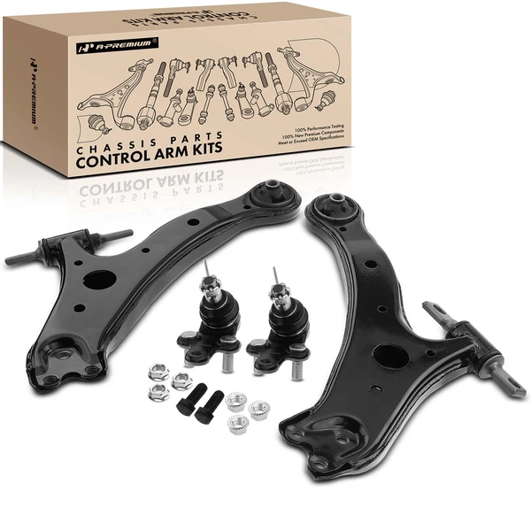 A Set of 4 Control Arm and Ball Joint Kit Front Side A-Premium APCA2335