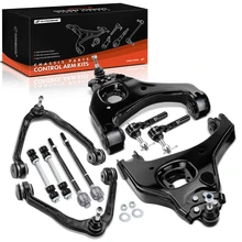 1999-2006 Chevrolet Silverado 1500 A Set of 10 Control Arm Sway Bar Link and Tie Rod End Kit Front Inner & Outer A-Premium APCA2336