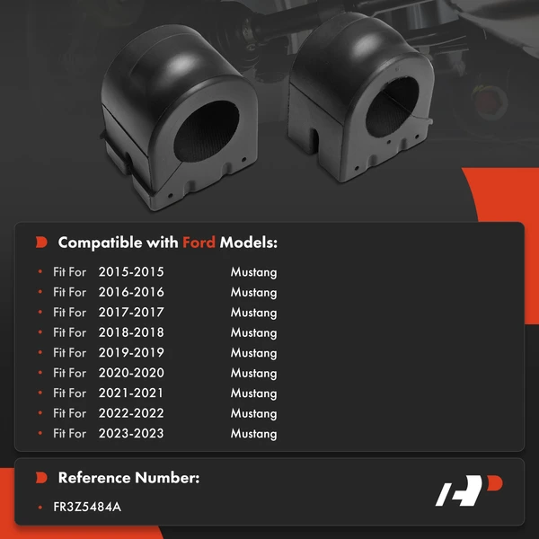 2-Pc Stabilizer Sway Bar Bushing Kit, Front Driver & Passenger A-Premium APCA9576