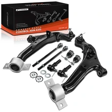 2000-2001 INFINITI I30 A Set of 8 Control Arm Ball Joint and Tie Rod End Kit Front Lower A-Premium APCA2356