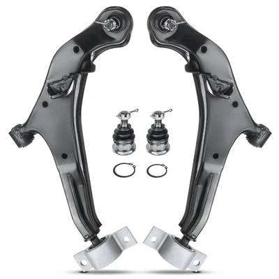 4 Pcs Front Lower Control Arm & Ball Joint Assembly