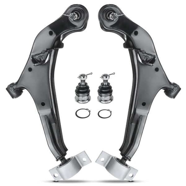 2000-2001 INFINITI I30 A Set of 4 Control Arm and Ball Joint Kit Front Lower A-Premium APCA2357