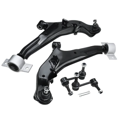 4 Pcs Front Control Arm & Ball Joint Assembly