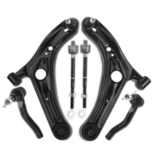 2004-2005 Toyota Echo A Set of 6 Control Arm and Tie Rod End Kit Front Lower A-Premium APCA2365