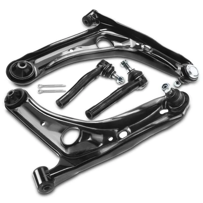 4 Pcs Front Lower Tie Rod End Control Arm with Ball Joint
