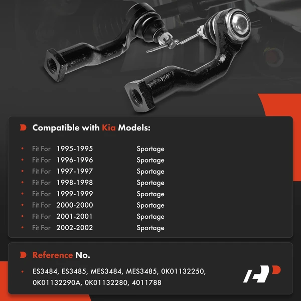 Tie Rod End Front Driver & Passenger Inner A-Premium APCA9140