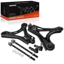 1999-2002 Mercury Cougar A Set of 6 Control Arm and Tie Rod End Kit Front Side A-Premium APCA2383