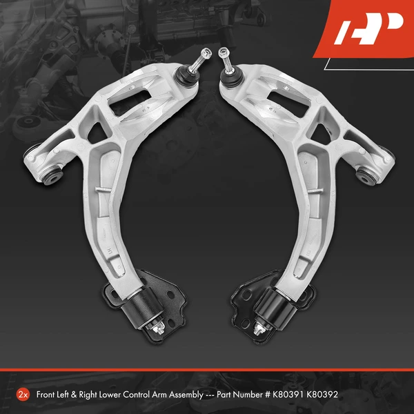 2-Pc Control Arm and Ball Joint Kit, Front Lower with Ball Joint A-Premium APCA2385