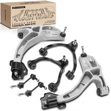 2003-2006 Mercury Grand Marquis A Set of 6 Control Arm and Sway Bar Link Kit Front Side A-Premium APCA2387