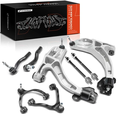 8 Pcs Control Arm with Ball Joint & Tie Rod End