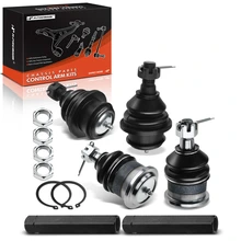 1997-2003 Ford F-150 A Set of 6 Ball Joint and Tie Rod End Adjusting Sleeve Kit Front Side A-Premium APCA2395