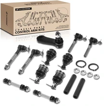 1998-2002 Lincoln Navigator A Set of 13 Ball Joint and Sway Bar Link Full Kit Front Side A-Premium APCA2397