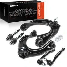 2008-2012 Honda Accord A Set of 6 Control Arm and Tie Rod End Kit Front Side A-Premium APCA2403