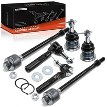 1999-2006 GMC Sierra 1500 A Set of 6 Ball Joint and Tie Rod End Kit Front Side A-Premium APCA2410