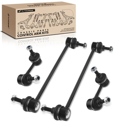 4 Pcs Front & Rear Stabilizer Bar End Link
