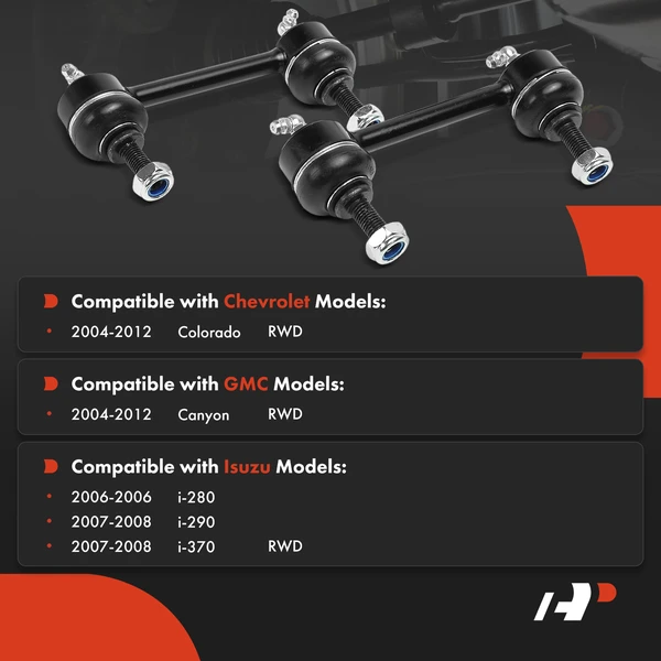 2-Pc Stabilizer Bar Link, Front Driver & Passenger A-Premium APCA8359