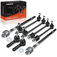 1997-2003 INFINITI QX4 A Set of 8 Sway Bar Link and Tie Rod End Kit Front & Rear A-Premium APCA2484