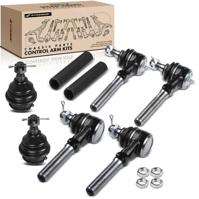 8 Pcs Inner & Outer Tie Rod End with Ball Joint
