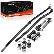 10 Pcs Tie Rod End & Ball Joint Steering Drag Link for 2000-2001 Dodge Ram 1500