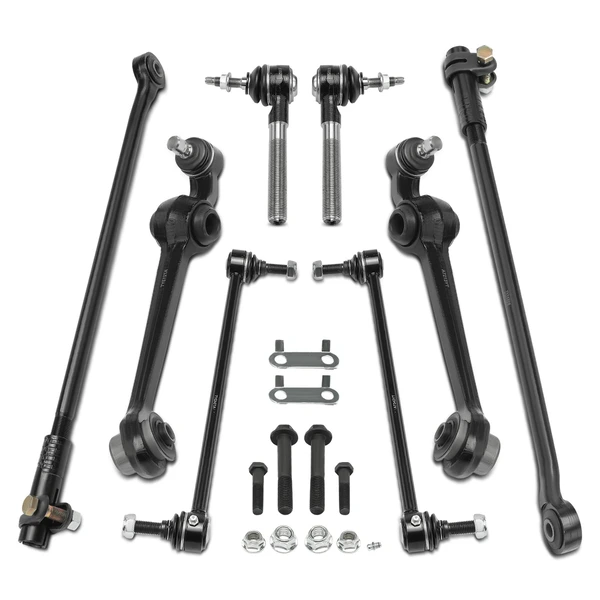 2000-2004 Chrysler Intrepid A Set of 8 Control Arm Sway Bar Link and Tie Rod End Kit Front Side A-Premium APCA1887
